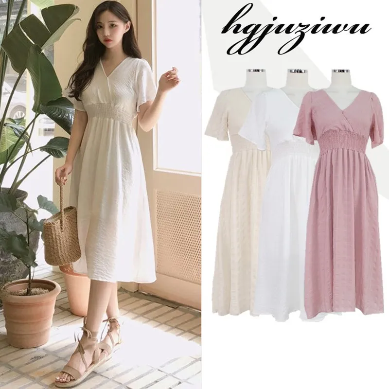 Женское шифоновое платье трапеция с открытой спиной V образным вырезом высокой