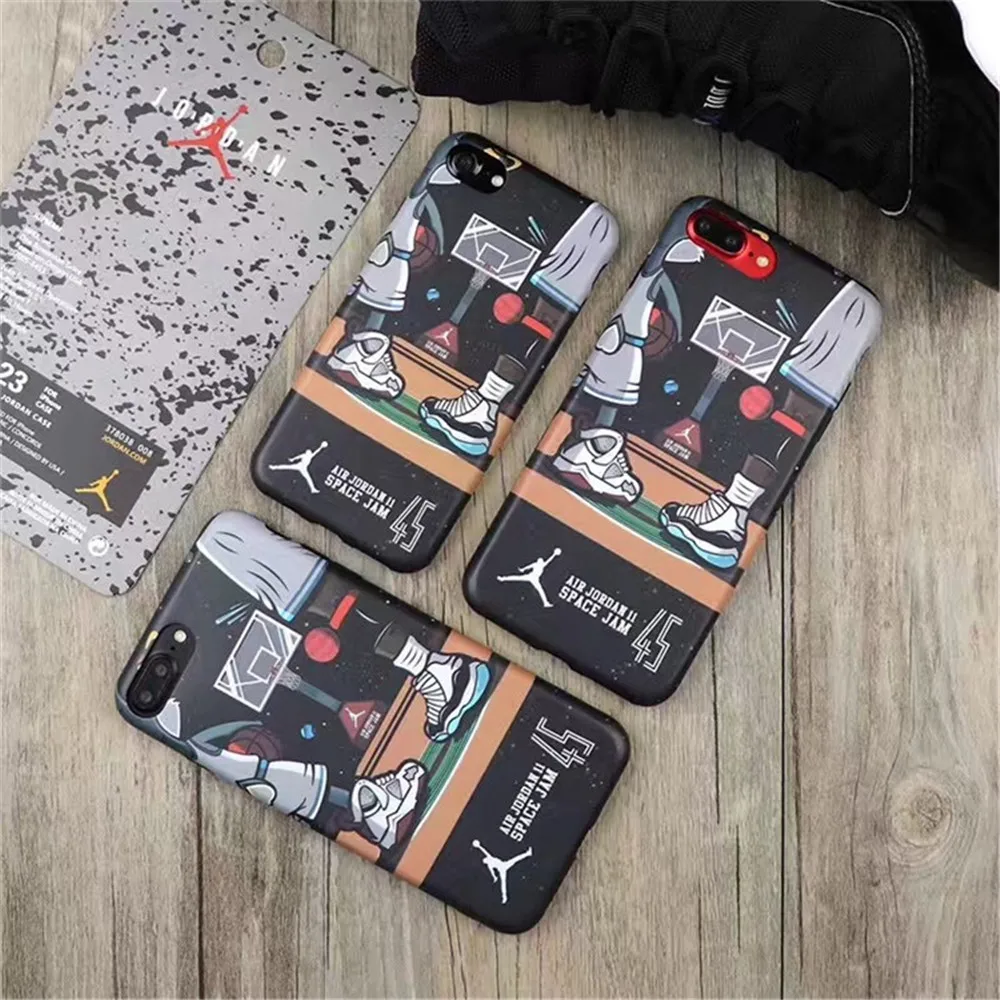 Для Iphone X 8 7 6 S Plus Super Star Air Jordan 45 мягкая Imd случаях НБА спорта баскетбол все включено