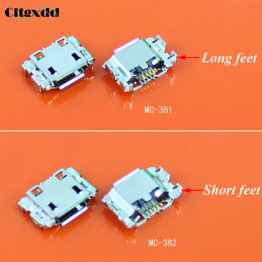 Cltgxdd 1 шт. длинные/короткие ножки совершенно новый Micro USB разъем для зарядки порт
