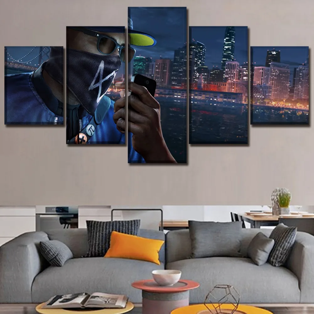 Современное настенное художественное оформление с HD печатью картины на холсте 5