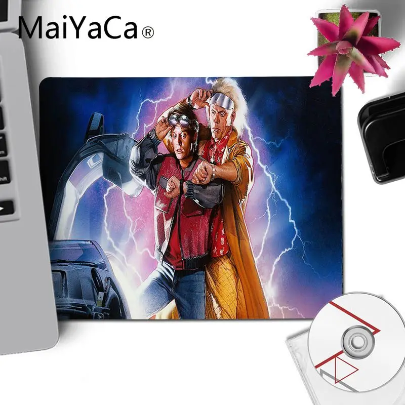 

MaiYaCa My Favorite Back to The Future Laptop Computer Mousepad Top Selling Wholesale Gaming Pad mouse desk pad