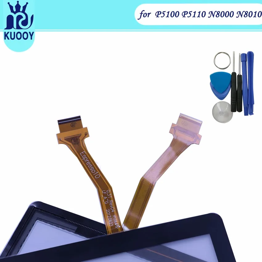 Сенсорный экран для samsung Galaxy Tab 2 GT-P5100 P5100 P5110 N8000 10,1 ''Сенсорная панель дигитайзер Сенсорная ЖК-Панель переднее стекло