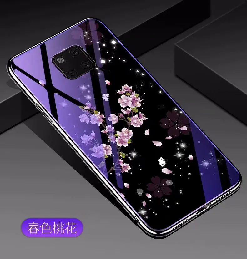 Мягкий силиконовый чехол для huawei mate 20 Pro+ жесткое закаленное стекло bluelight, защитный чехол на заднюю панель для huawei mate 20 20pro