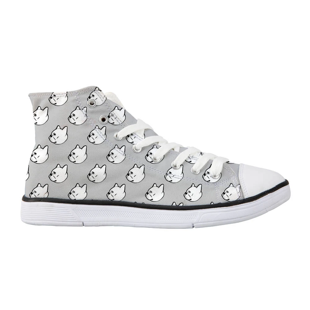 WHEREISART/обувь с 3d принтом французского бульдога дышащая нейтральная Обувь На