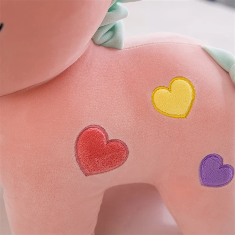 20/22 см милый Единорог плюшевая игрушка мягкая кукла с надписью «Unicorns мягкая пижама в виде животных Единорог обниматься успокоить Подушка для сна, подарок для детей