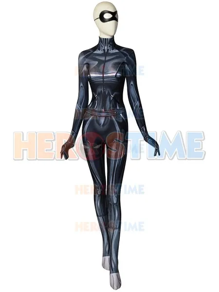 Костюм для косплея божья коровка кошка Нуар на заказ лайкра 3D принт зентай боди
