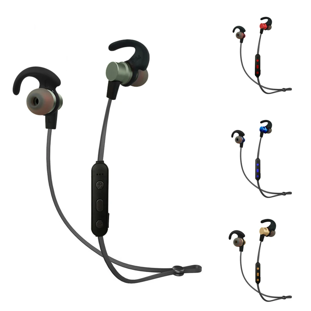 Стерео наушники Bluetooth Беспроводные спортивные с микрофоном для