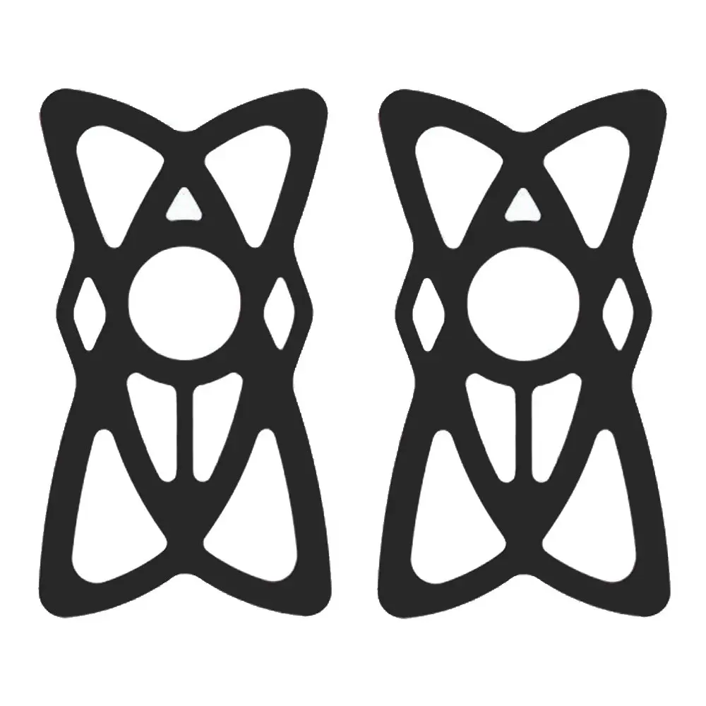 2Black XMXCZKJ Универсальный мобильный телефон на велосипеде мотоцикл руль силиконовые ремни безопасности телефонов держатель скрепа для IPhone samsung gps - Цвет: 2Black