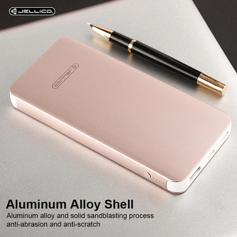 Jellico портативный внешний аккумулятор типа C 10000 мАч для Samsung S9 Note 8 Xiaomi A1 зарядное