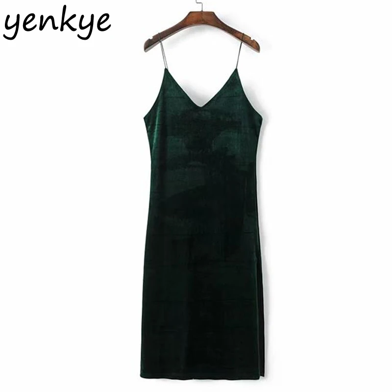 Для женщин сексуальная слинг Вельветовое платье одноцветное Цвет V Средства
