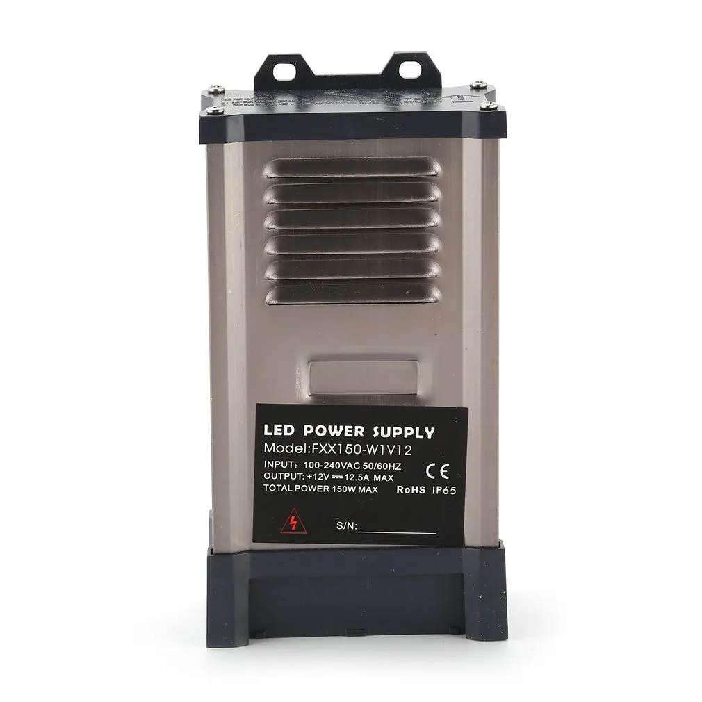 DC 12V 150W Светодиодный источник питания переключатель тока вольт адаптер