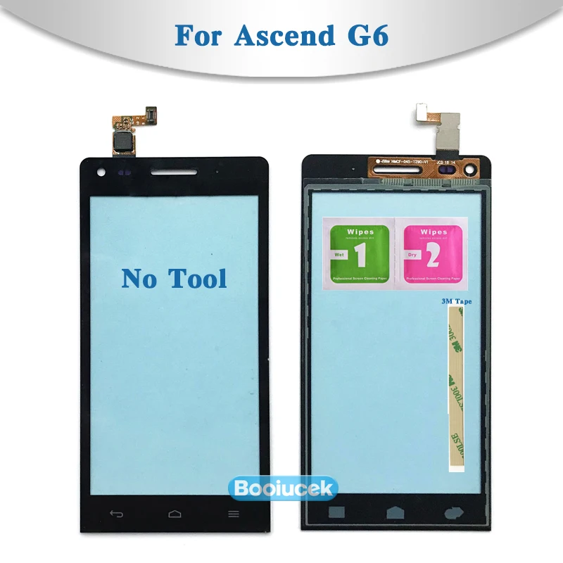 High Quality 4.5&quot For Huawei Ascend G6 Touch Screen Digitizer Sensor Outer Glass Lens Panel | Мобильные телефоны и