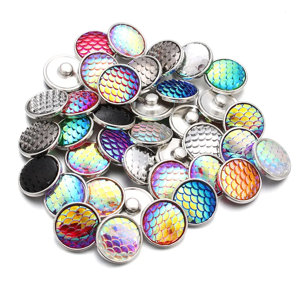 10 шт./лот полимерные кнопки ювелирные изделия смешанные стильные Имбирные 18 мм