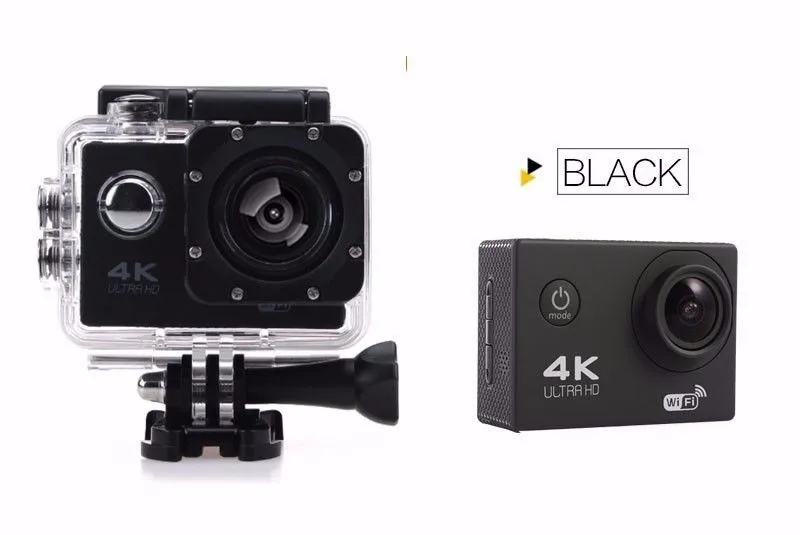 Для HD Mini Wifi Yi 4 K Action Go Pro Камера Подводная Водонепроницаемая цифровая видеокамера Открытый шлем Экстремальный спортивный велосипед микро камера