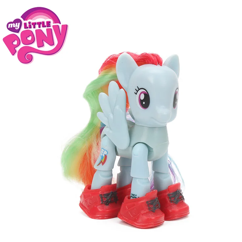 Игрушки My Little Pony Cutie Mark Magic Miss Pommel Rainbow Dash Twilight Sparkle ПВХ Фигурки Коллекционная модель игрушки куклы