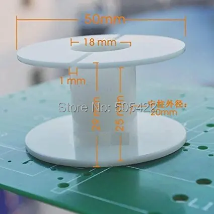 20PCS/LOT DIY Plastic Transformer Inductor Frequency Divider Speaker Bobbin Wire Coil 50*29mm | Электроника