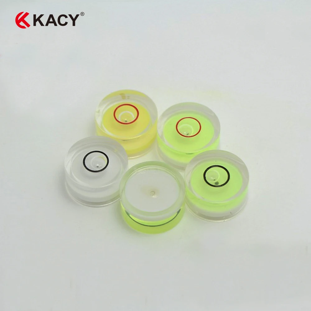 

Christmas Gift 10pcs/Lot 15x8mm Universal Bubble Level Circular spirit level Round mini spirit level Bubble Bullseye