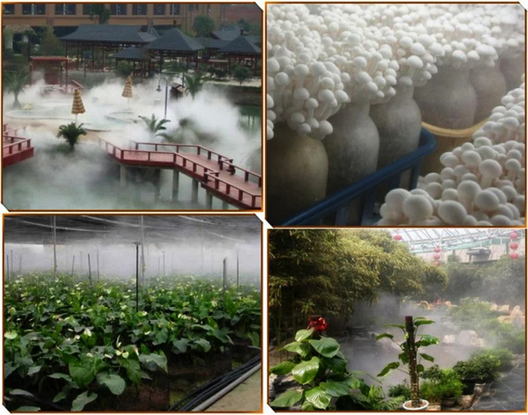 Высококачественный промышленный увлажнитель с 6 головками из нержавеющей стали