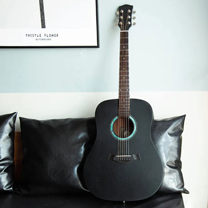 41inch folk guitar beginner or professinal music education 41 inches acoustic classical instruments easy learn | Спорт и развлечения