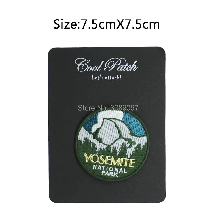 3 &quotЙосемитский национальный парк путешествия сувенирная Униформа Вышитые