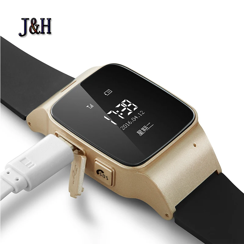 Высокое Качество Детей Пожилым Smartwatch Телефонный Звонок SOS Браслет