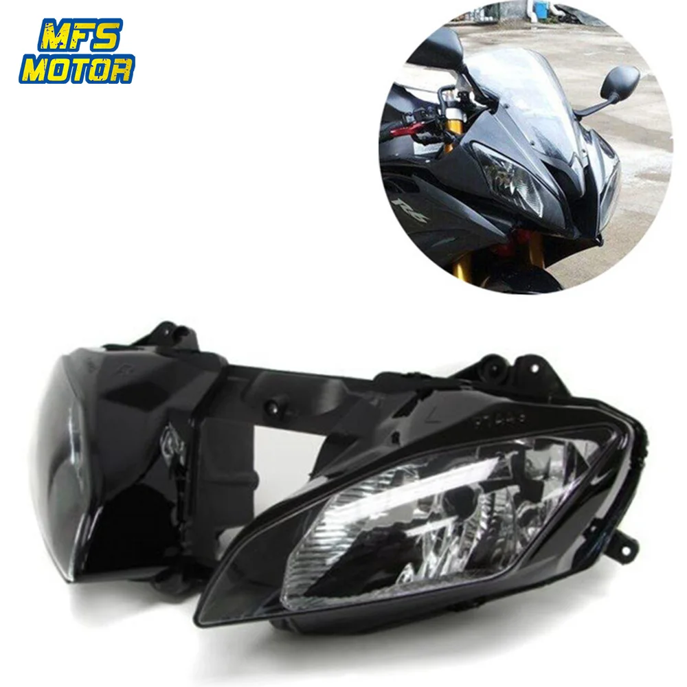 

Headlight For 08-15 Yamaha YZF-R6 YZFR6 YZF R6 Motorcycle Front Lamp Assembly Upper Headlamp Head Light Housing 2008 2009-2015