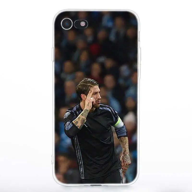 Прозрачный силиконовый чехол Sergio Ramos SR4 модный для iPhone 11 11Pro XS MAX XR X 8 7 6S 6 Plus 5S чехол для телефона - Цвет: Style 15