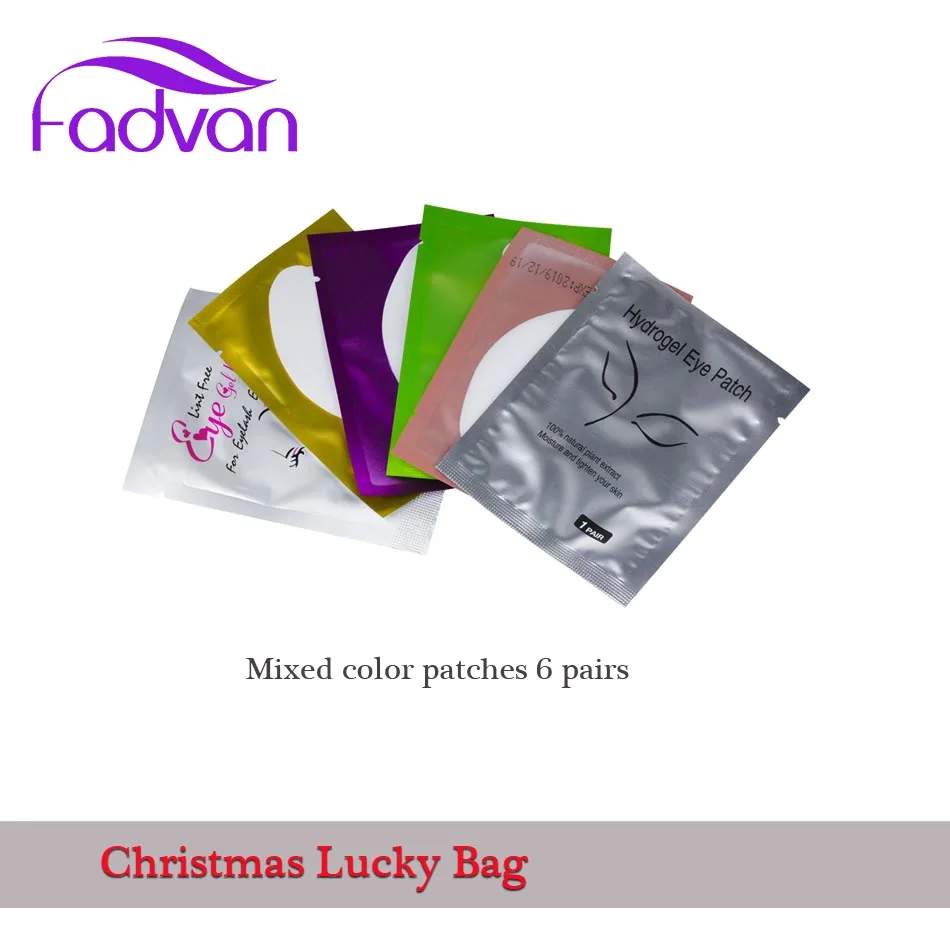 Набор для наращивания ресниц Lucky Bag набор макияжа патчи 6 пар с 2 пинцетами 1