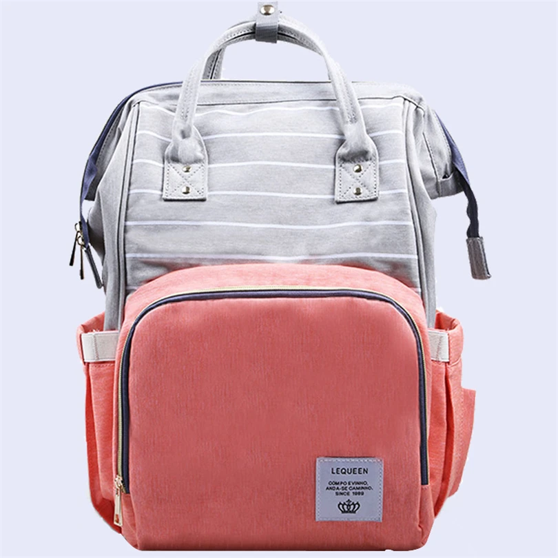Fashion Mummy Maternity Nappy Bag Large Capacity Travel Backpack Nursing for Baby Care Women's For Mum | Мать и ребенок