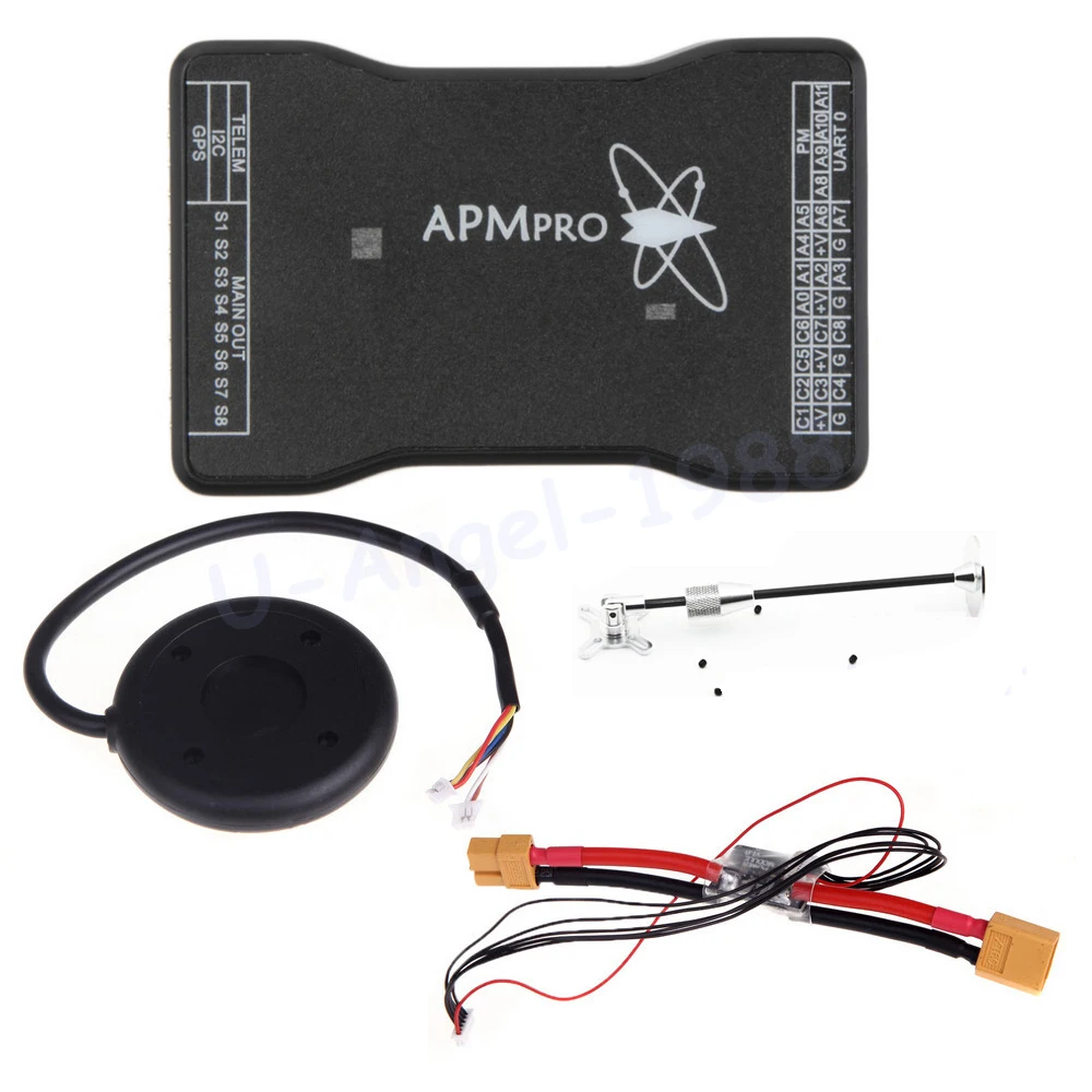 7 м gps модуль+ мини APM PRO плата контроллера полета+ модуль питания XT60 разъем для радиоуправляемого квадрокоптера вертолета самолета