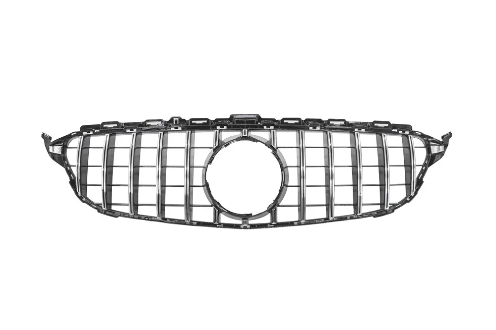 GT R Grill C Class W205 GT R/Diamond/AMG/OEM ABS решетка решетки переднего бампера подходит для mercedes W205 C200 C300 спортивные - Цвет: GT R Grill