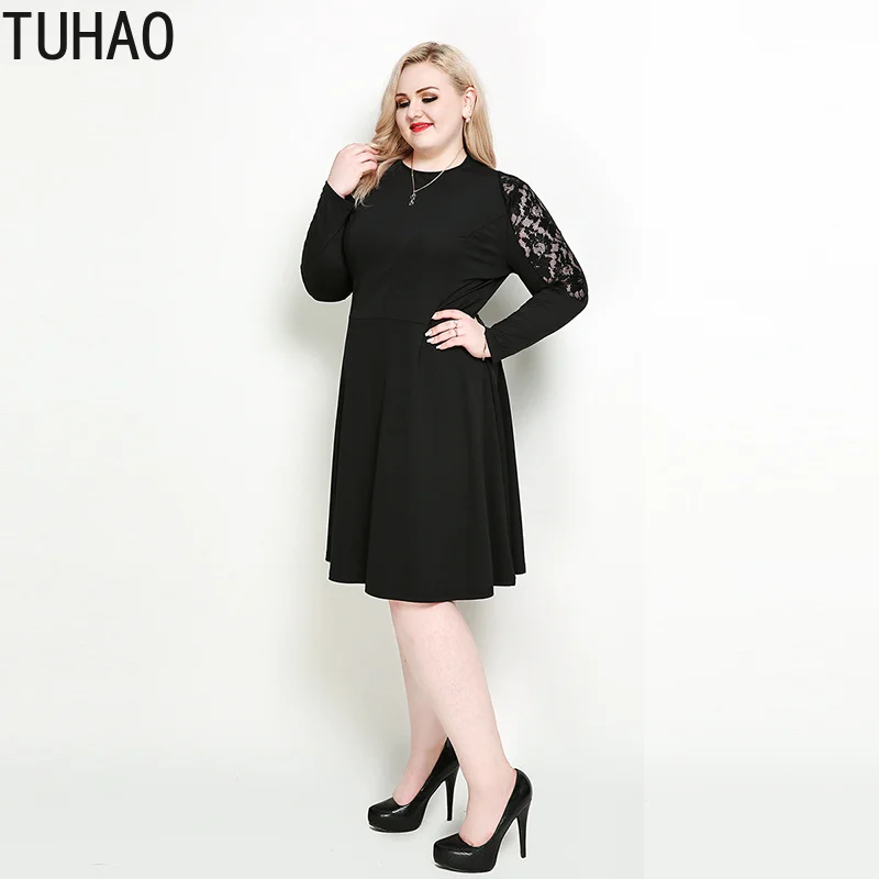 TUHAO летние женские платья сексуального размера плюс 7XL 6XL 5XL вечернее платье с