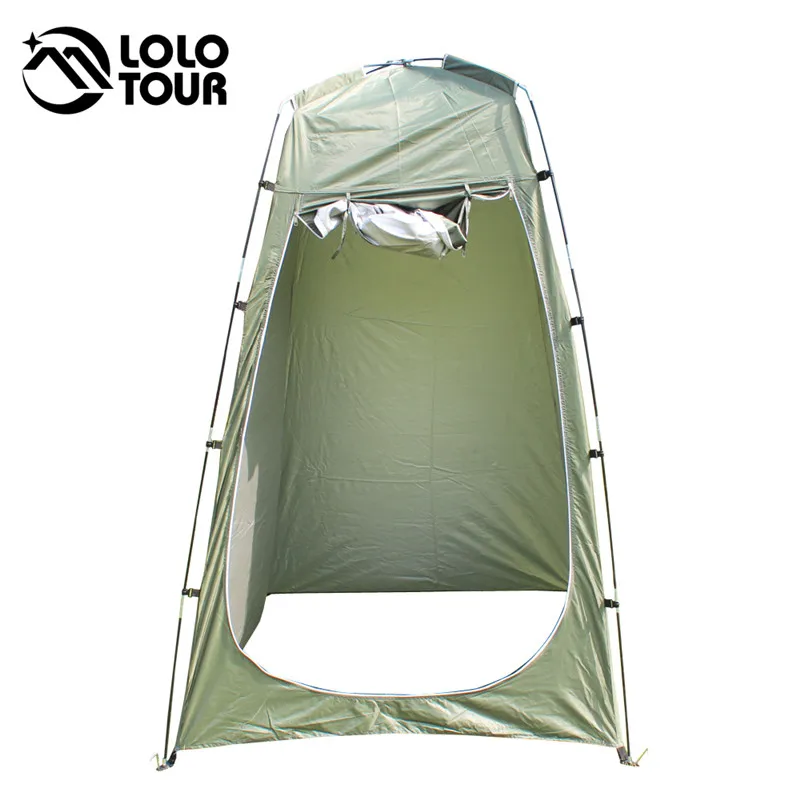 Легкий переносной походный душ тент складной холст для улицы унитаза уединение