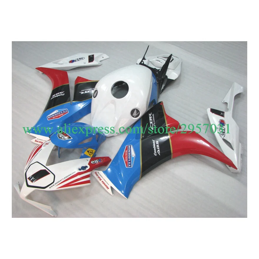 Бесплатные Винты и подарки комплект обтекателей для Honda CBR 1000RR 2012 2013 2014 синие