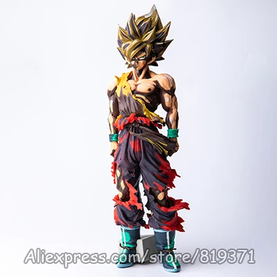 Большой размер Специальный аниме краска цвет 26 см Dragon Ball Z Супер Saiyan Вегета ПВХ фигурка коллекция Драконий жемчуг модель игрушки - Цвет: WK2dred