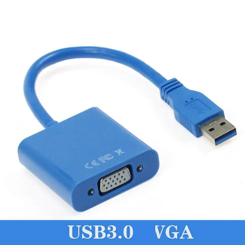 High Quality USB To VGA Converter Projector Usb 3.0 Vga Adapter External Display Multi Screen Transfer Line | Электроника