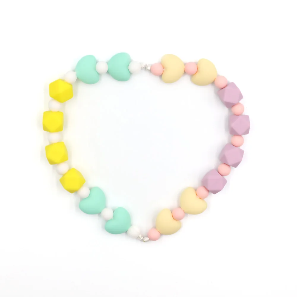 Детский Прорезыватель держатель цепи с зажимом силиконовые бисер ребенок