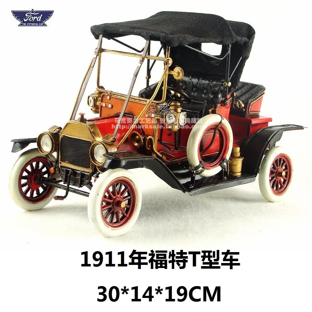Высококачественный старинный автомобиль 1911 T Ford Restor металлические игрушки