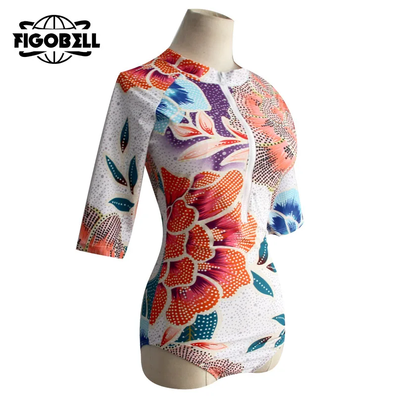 2018 S-XL Flower Swimwear One Piece Swimsuit Women Push Up Bathing Suit Monokini Beach Wear Pink flowers Retro Swim | Спорт и