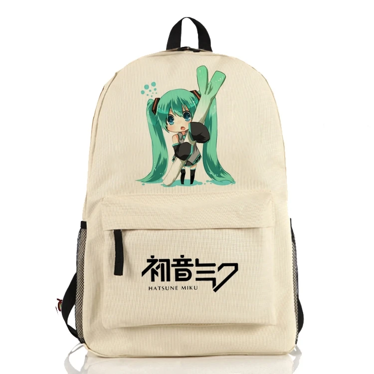 Аниме Хацунэ Мику Vocaloid COS рюкзак сумки на плечо студенческий рюкзак школьные сумки для мальчиков девочек Mochila