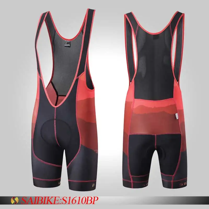 Saibike Велоспорт нагрудник шорты для мужчин лето гоночный велосипед culotte бермуды Ropa maillot Ciclismo Спортивная одежда