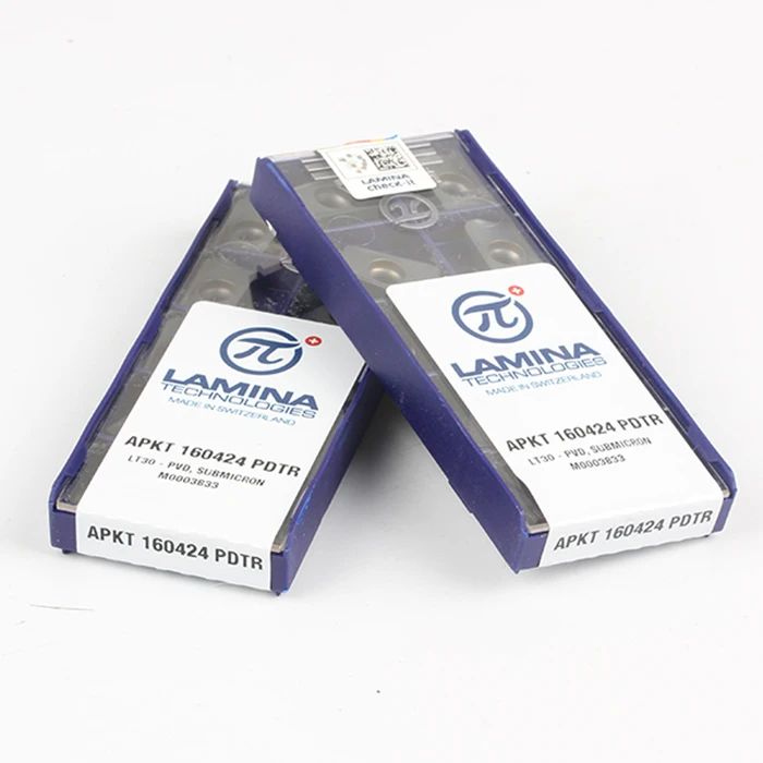 Оригинальные высококачественные Высокопроизводительные LAMINA APKT 160424 PDTR LT30(10 шт./лот) вольфрамовые карбидные режущие инструменты вставки