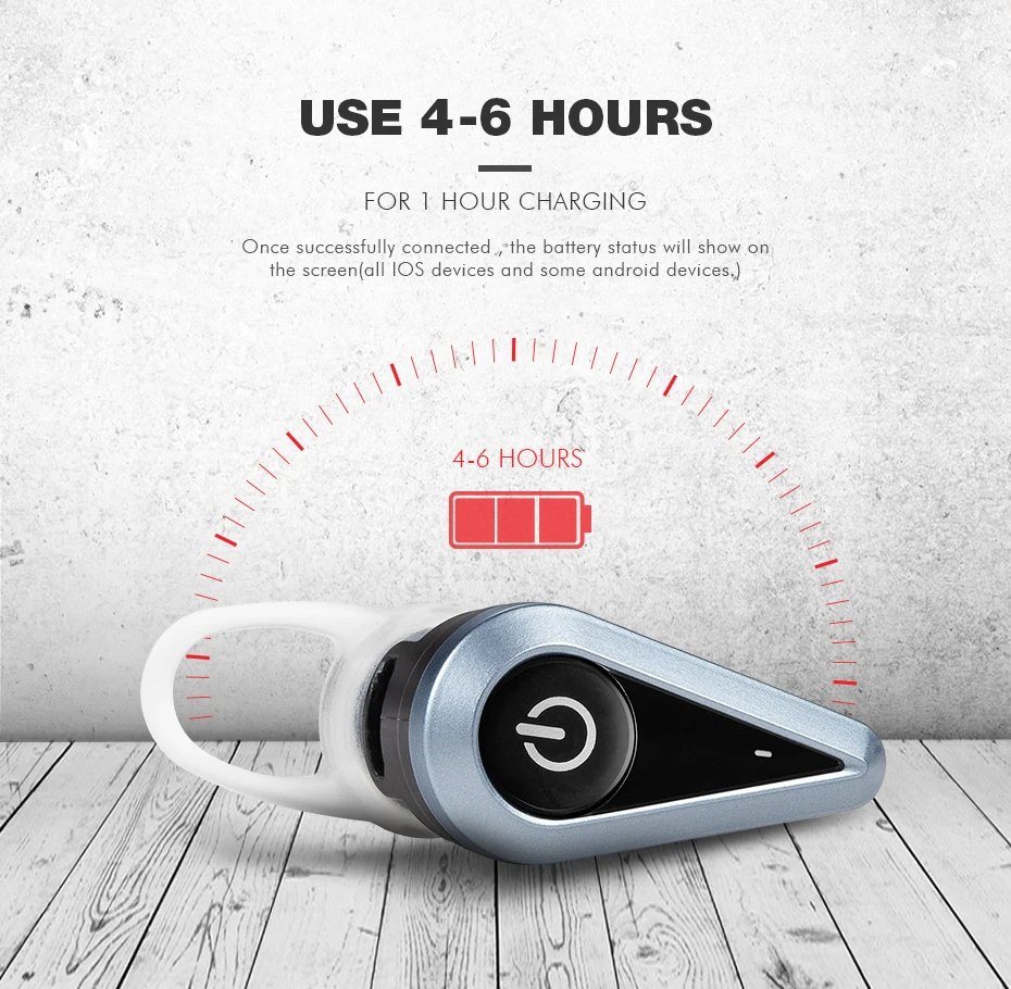 HAVIT, беспроводные наушники 4,1, Bluetooth, 16 мм, мини наушники, бизнес, одиночная Автомобильная гарнитура с микрофоном для huawei, Xiaomi, iPhone, и т. Д., I5
