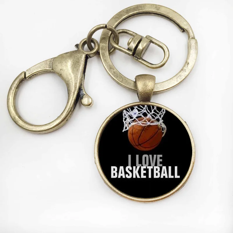 Брендовая одежда с надписью Keep Calm and любовь брелок &quotБаскетбол&quot