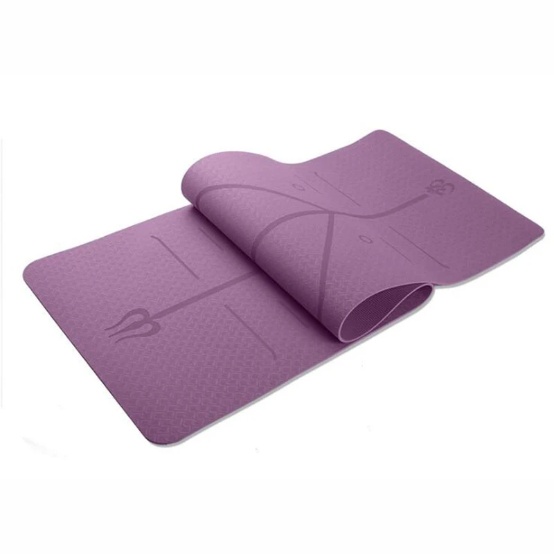 Упражнения Пилатес коврик поролоновые коврики для йоги 6 мм толстый TPE материал