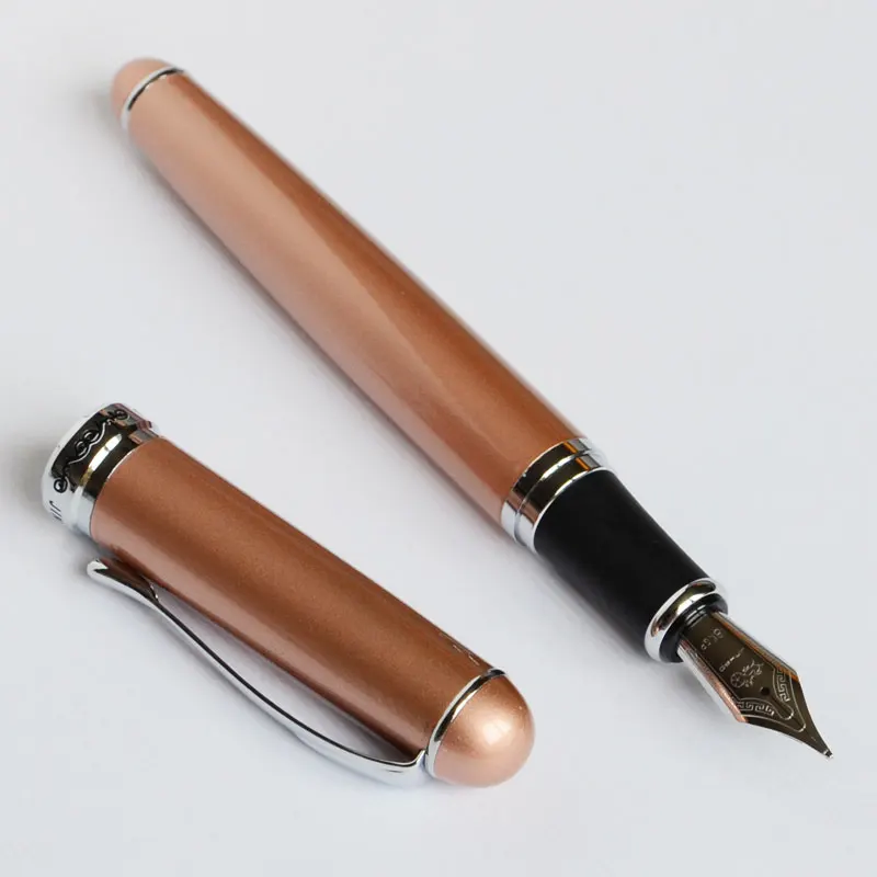 JINHAO X750 Серый медный черный синий белый серебряный золотой розовый фиолетовый 15 цветов на выбор перо с широким основанием авторучка