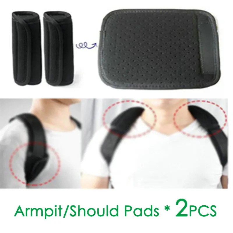 Shoulder Pad Only Корректор осанки, Регулируемая верхняя часть спины, поддержка ключицы, лучший фиксатор для женщин и мужчин, универсальный, Прямая поставка - Цвет: Shoulder Pad Only