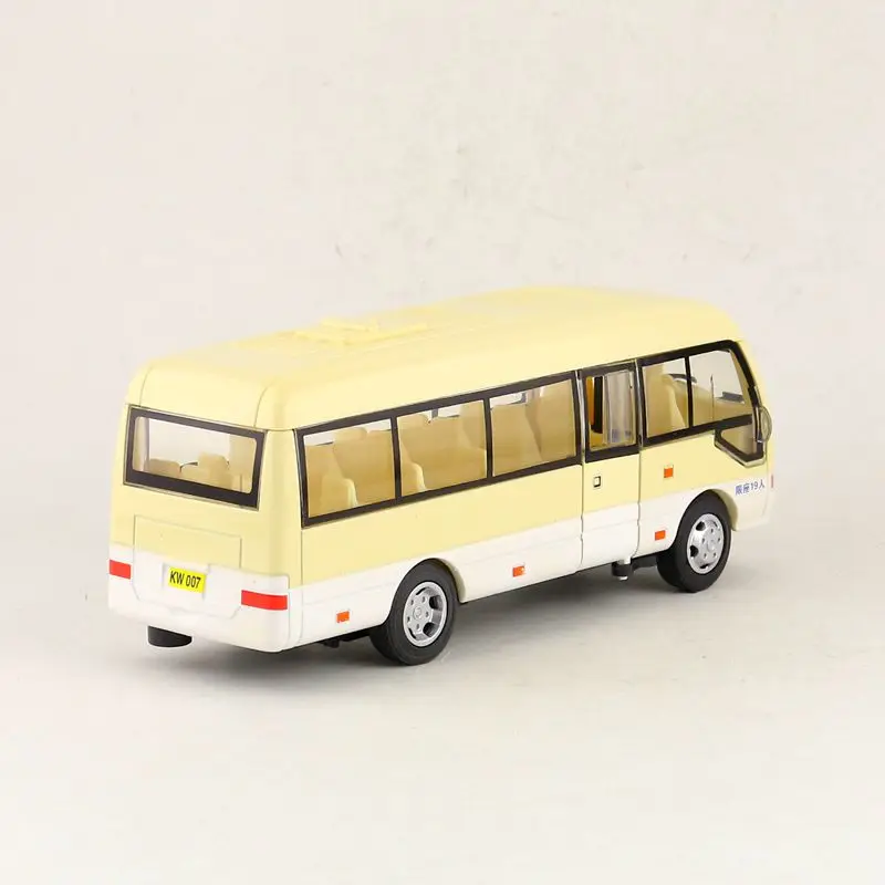 Литье под давлением модель игрушки/TOYOTA Coaster автобус автомобиль/тяга/звук и свет/Набор для обучения/подарок для детей