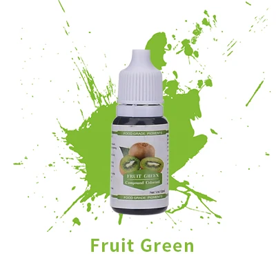 Fruit Green Transhome пищевой краситель 1 шт. съедобный пигмент полезный, безопасный инструменты для украшения тортов из мастики Макарон крем торт выпечки инструменты для тортов - Цвет: Fruit Green