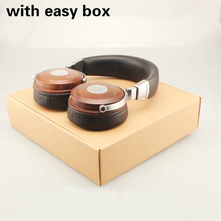 BLON BossHifi B7 HiFi бас стерео деревянные металлические наушники черная гарнитура из красного дерева наушники с драйвером из Бериллиевого сплава для IOS